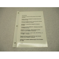 90-879191006 11/07 Oil Flow Diagram for Mercury 40/50/60 EFI 4-Stroke Outboards
