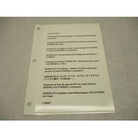 90-879191007 11/07 Water Flow Diagram for Mercury 40/50/60 EFI 4-Stroke Outboards