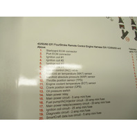 90-879191011 2007 Control Engine Harness Diagram Mercury 40-60 EFI 4-Stroke