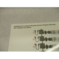 90-879191011 2007 Control Engine Harness Diagram Mercury 40-60 EFI 4-Stroke