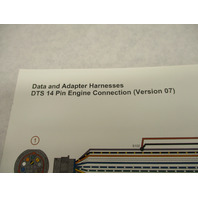 90-8M0012170 Data & Adapter Harnesses Diagram for Mercury DTS 14 Pin Connect 07