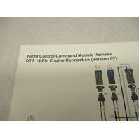 90-8M0012460 Yacht Control Command Module Harness Diagram Mercury DTS 14 Pin 07