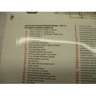 90-8M0012460 Yacht Control Command Module Harness Diagram Mercury DTS 14 Pin 07