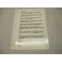 90-8M0012460 Yacht Control Command Module Harness Diagram Mercury DTS 14 Pin 07