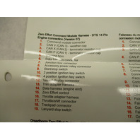 90-8M0012461 Zero Effort Command Module Harness Diagram Mercury DTS 14 Pin 07