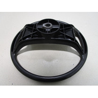 1980's Forester  Boat Steering Wheel 13.75" Black Plastic 3/4" Shaft