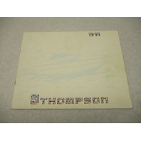 Vintage Thompson Boat Company 1991 Sales Product Line Catalog Brochure