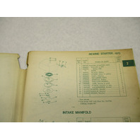 386129 1973 OMC Johnson Sea-Horse 2 HP Model Outboard Parts Catalog 2R73