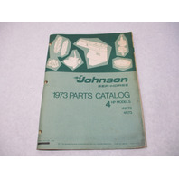 386130 1973 OMC Johnson Sea-Horse 4 HP Model Outboard Parts Catalog 4W73 4R73