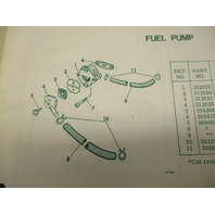 386131 1973 OMC Johnson Sea-Horse 6 HP Outboard Parts Catalog 6R73 6RL73
