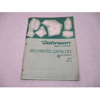 386131 1973 OMC Johnson Sea-Horse 6 HP Outboard Parts Catalog 6R73 6RL73