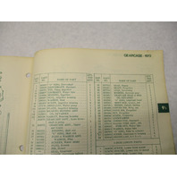386132 1973 OMC Johnson Sea-Horse 9.5 HP Outboard Parts Catalog 9R73 9RL73