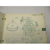 386132 1973 OMC Johnson Sea-Horse 9.5 HP Outboard Parts Catalog 9R73 9RL73