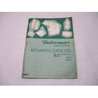 386132 1973 OMC Johnson Sea-Horse 9.5 HP Outboard Parts Catalog 9R73 9RL73