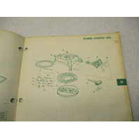 386133 1973 OMC Johnson Sea-Horse 20 HP Outboard Parts Catalog 20R73 20RL73