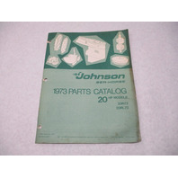 386133 1973 OMC Johnson Sea-Horse 20 HP Outboard Parts Catalog 20R73 20RL73