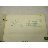 386134 1973 OMC Johnson Sea-Horse 25 HP Outboard Parts Catalog 25R73 25RL73