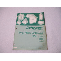 386136 1973 OMC Johnson Sea-Horse 50 HP Outboard Parts Catalog 50R73 50RL73