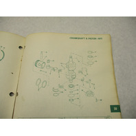 386136 1973 OMC Johnson Sea-Horse 50 HP Outboard Parts Catalog 50R73 50RL73