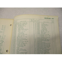 386137 1973 OMC Johnson Sea-Horse 65 HP Outboard Parts Catalog 65ES73 65ESL73