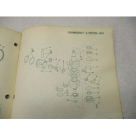 386137 1973 OMC Johnson Sea-Horse 65 HP Outboard Parts Catalog 65ES73 65ESL73