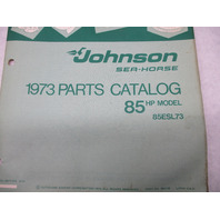386138 1973 OMC Johnson Sea-Horse 85 HP Outboard Parts Catalog 85ESL73