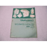 386140 1973 OMC Johnson Sea-Horse 135 HP Outboard Parts Catalog 135ESL73