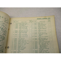 386140 1973 OMC Johnson Sea-Horse 135 HP Outboard Parts Catalog 135ESL73