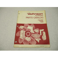386548 Johnson Outboard 1974 Electric Model Parts Catalog E2BS Final Edition