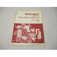 386549 1974 OMC Johnson 2 HP Outboard Parts Catalog 2R74 Final Edition