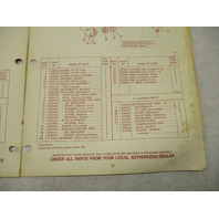 386550 1974 OMC Johnson 4 HP Outboard Parts Catalog 4W74 4R74 Final Edition