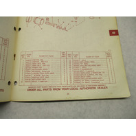 386556 1974 OMC Johnson 40 HP Outboard Parts Catalog 40R74 40RL74 40E74 Final