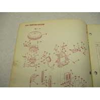 386557 1974 OMC Johnson 50 HP Outboard Parts Catalog 50ES74 50ESL74 Final Edition