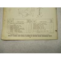 387010 Johnson Outboard 1975 Electric Model Parts Catalog Final Edition
