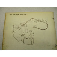 387013 1975 OMC Johnson 6 HP Outboard Parts Catalog 6R75 6RL75 Final Edition