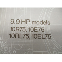 387014 1975 OMC Johnson 9.9 HP Outboard Parts Catalog 10R75 10RL75 Final Edition