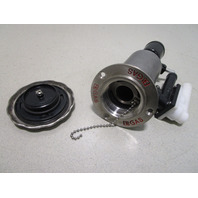 Marine Boat Deck Gas Vented Deck Fill & Cap for 1-1/2" ID Hose