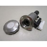 Marine Boat Deck Gas Vented Deck Fill & Cap for 1-1/2" ID Hose