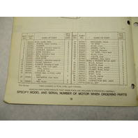 387017 1975 OMC Johnson 40 HP Outboard Parts Catalog 40R75 40RL75 Final Edition