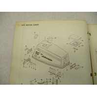 387018 1975 OMC Johnson 50 HP Outboard Parts Catalog 50ES75 50ESL75 Final Edition