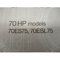 387019 1975 OMC Johnson 70 HP Outboard Parts Catalog 70ES75 70ESL75 Final Edition