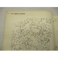 387119 1975 OMC Johnson 75 HP Outboard Parts Catalog 75ESR75 75ESLR75 Final Ed