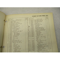 387021 1975 OMC Johnson 115 HP Outboard Parts Catalog 115ESL75 115ETL75 Final