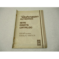387022 1975 OMC Johnson 135 HP Outboard Parts Catalog 135ESL75 135ETL75 Final
