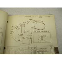172844 OMC Evinrude Johnson Marine Motor Accessories Parts Catalog 1975 Final Ed