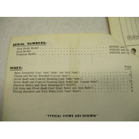 90-74969 1977 Merc Thruster Outboard Electric Model Parts Manual Catalog