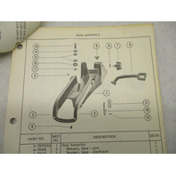 90-74969 1977 Merc Thruster Outboard Electric Model Parts Manual Catalog