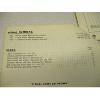 90-86129 1978 Merc Thruster Outboard Electric Model Parts Manual Catalog