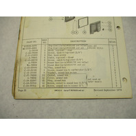 90-74059 1978 Mercury Merc 4 HP Gnat Model Outboard Parts Manual Catalog