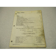 90-52314 1970 Mercury Merc 40, 4 HP Model Outboard Parts Manual Catalog